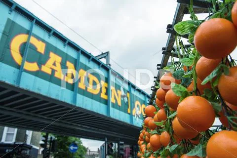 Famous camden market in london Stock Photos