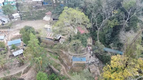 A Famous Chhintang Devi Temple , Dhankuta Nepal Stock Footage 306215272