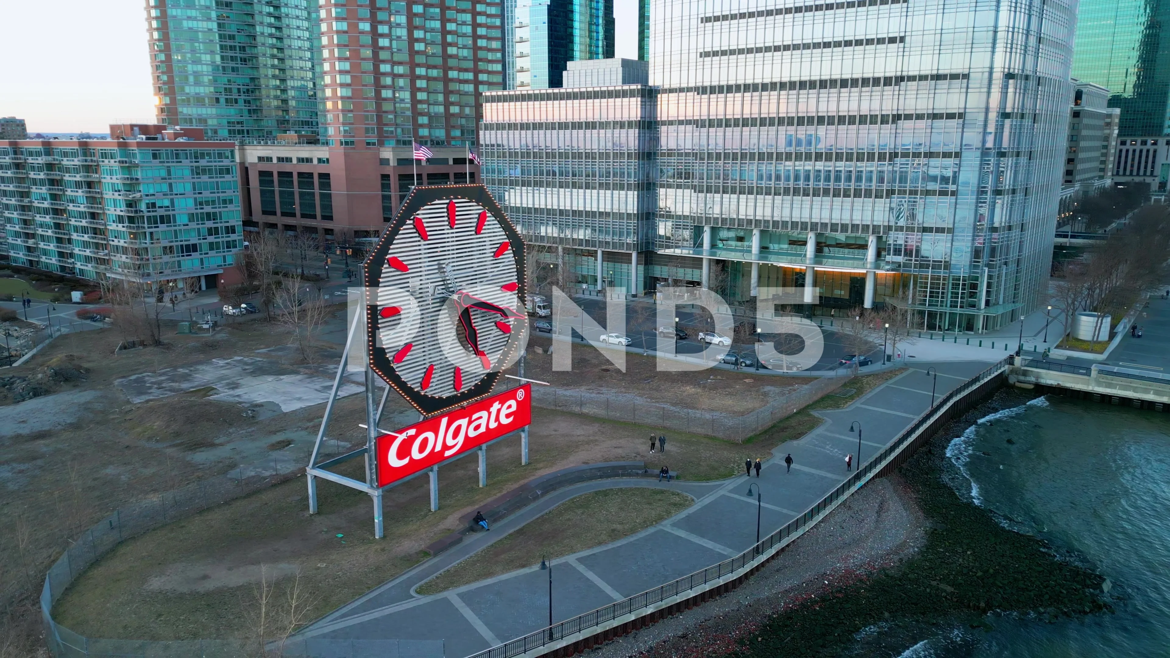 Colgate Clock - Jersey City Editorial Stock Photo - Image of