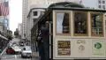 Famous Crowded Transportation, San Fran Tram Ride in a Trolley Cable Street Car HD Footage