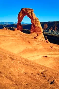Famous delicate arch Stock Photos