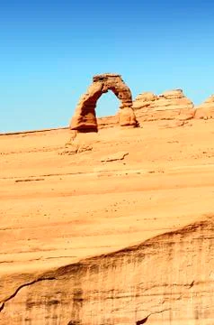 Famous delicate arch Stock Photos