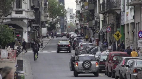 A famous district in Buenos Aires Stockbeeldmateriaal 95654622