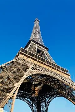 Famous eiffel tower Stock Photos