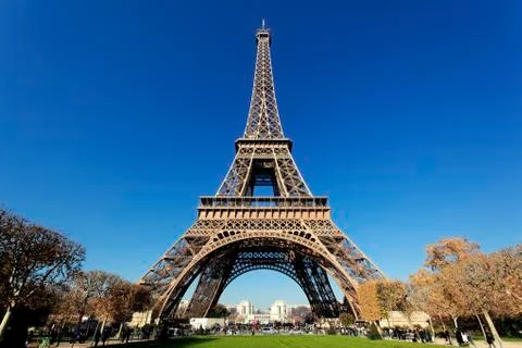 Famous eiffel tower Stock Photos