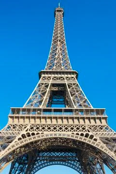 Famous Eiffel tower Stock Photos