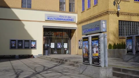 Famous Event and Entertainment complex in Berlin called Kulturbrauerei - CITY OF Video stock 150361571