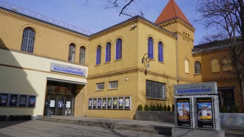 Famous Event and Entertainment complex in Berlin called Kulturbrauerei - CITY OF Stock-Footage 150361794