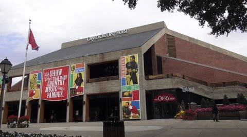 Famous Grand Ole Opry in Nashville Stock Footage