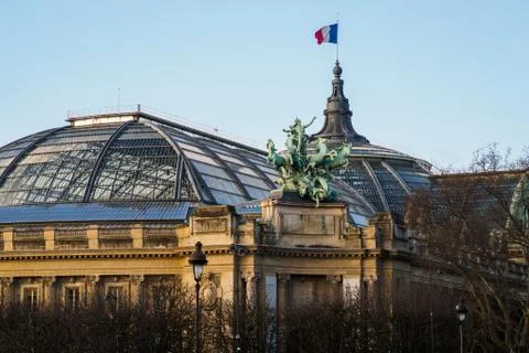 The famous Grand Palais Stock Photos