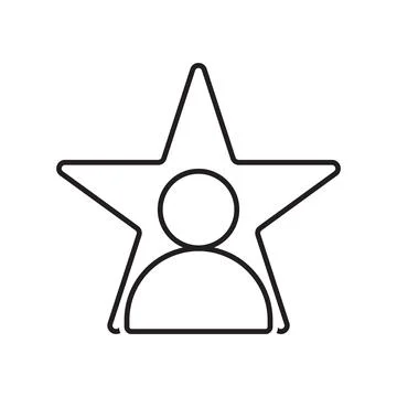 Famous icon vector Stock Illustration