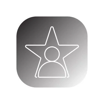 Famous icon vector Stock Illustration