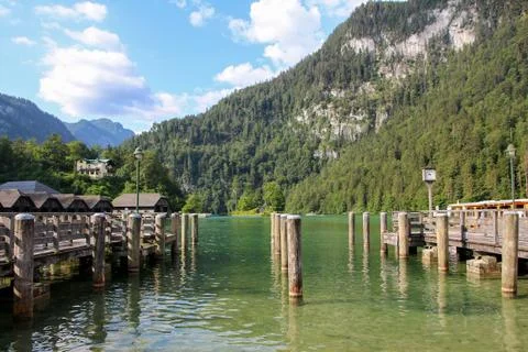 The famous Knigsee in Bavaria, Germany Stock Photos