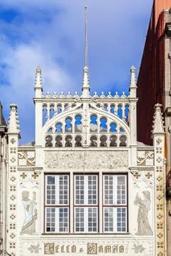 The famous Lello e Irmao Bookstore Stock Photos