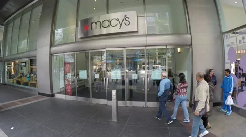 The famous Macy's Department Store Stock Footage 50411272