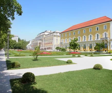 Famous medical center in Rogaška Slatina Stock Photos