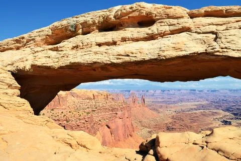 Famous mesa arch Foto stock