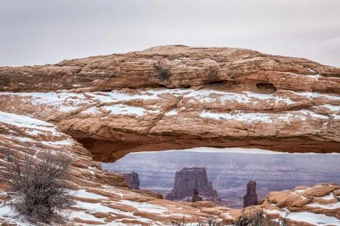 Famous Mesa Arch Stock Photos