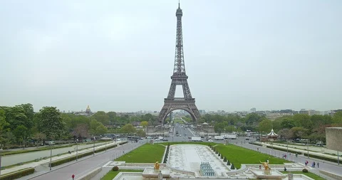 Famous places spread in Paris Stock Footage 112729082
