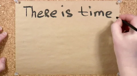 Famous quotes. There is time for everything Stock Footage 48950775