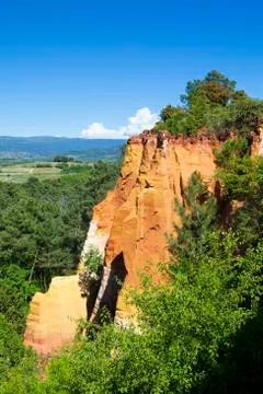 Famous red cliffs Foto stock