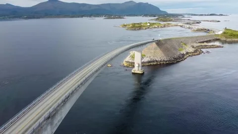 Famous road Norway Stock Footage 341083240