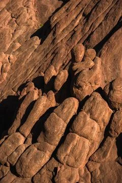 Famous rock formations called Monkey Fingers, in Dades Gorges, Morocco Stock Photos