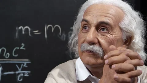 Famous scientist, theoretical physicist, Nobel laureate Albert Einstein 스톡 동영상 225967963
