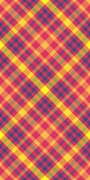 Famous seamless plaid textile, empty tartan pattern vector. Thin check text.. Stock Illustration