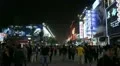 Famous Shopping Silver Street in Beijing, China, Neon Lights by night, Shoppers HD Footage