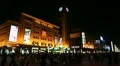 Famous Shopping Silver Street in Beijing, China, Neon Lights by night, Shoppers HD Footage