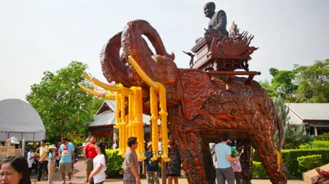 The famous temples in Thailand Stock Footage 51209592