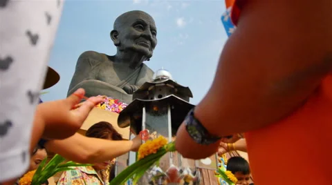 The famous temples in Thailand Stock Footage 51472554