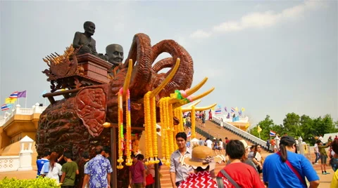 The famous temples in Thailand Stock Footage 51473819