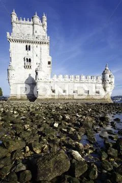 Famous tower of belem Stock Photos