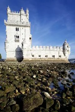 Famous tower of belem Stock Photos