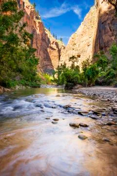 Famous virgin river Stock Photos