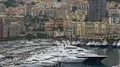 Famous yacht club in Monaco, many expensive boats moored in harbor, luxury life 4k or 4k+ Resolution
