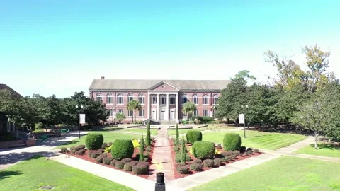 Famu College Campus Quad And Eternal Flame Stock Footage