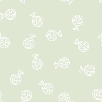 Fan air clean line vector seamless pattern 스톡 일러스트