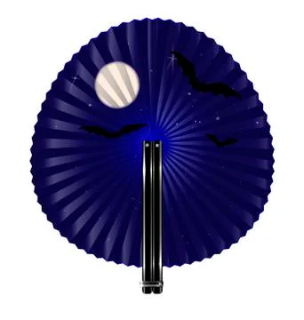 Fan and night Stock Illustration