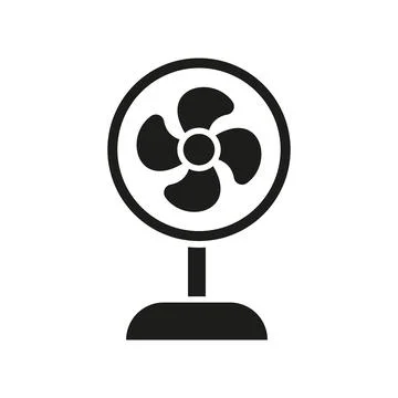 Fan bedroom icon vector basic design Stock Illustration