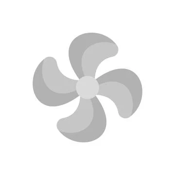 Fan bedroom icon vector basic design Stock Illustration