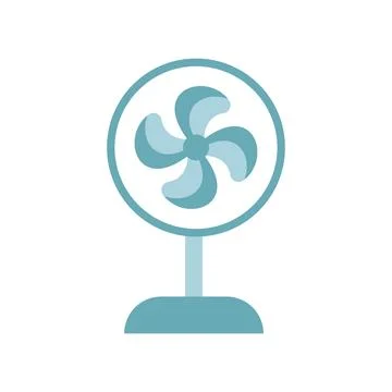 Fan bedroom icon vector basic design Illustrazione stock