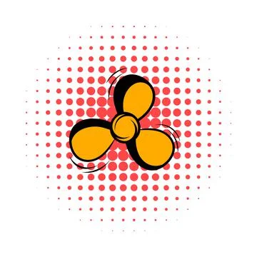 Fan comics icon Stock Illustration