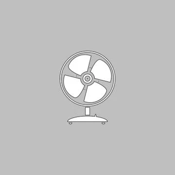 Fan computer symbol Stock Illustration