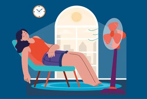 Fan Concept Illustration Vector Style Illustration Stock-Illustration
