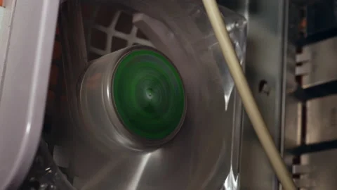 Fan Cooler Is Spinning In Computer Case. Stock Footage 149666126