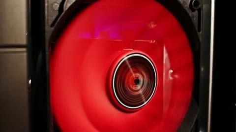 The fan cools hard disks Video stock 11226331