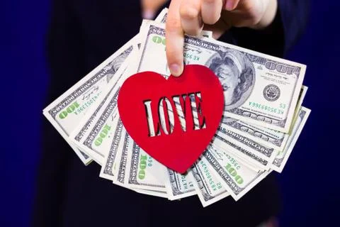 Fan of dollars Stock Photos